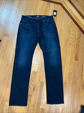 New Seven 7 for all mankind Men’s Jeans Style Standard Straight Leg Size 34